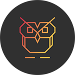 logo La chouette agence, agence web création site 